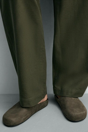 Кожаные сабо- Заказать в России