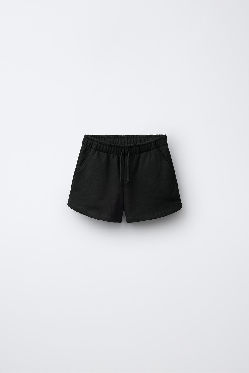 ШОРТЫ ИЗ МЯГКОЙ ТКАНИ С НАШИВКОЙ «ЗВЕЗДА»