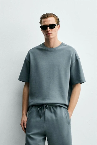 Толстовка Relaxed Fit из интерлока- Заказать в России