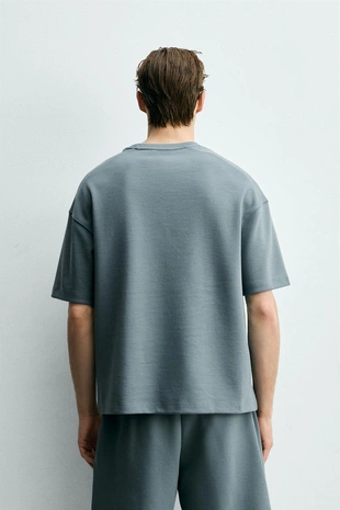 Толстовка Relaxed Fit из интерлока- Заказать в России