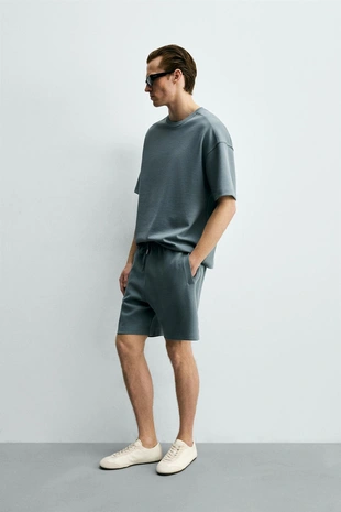 Толстовка Relaxed Fit из интерлока- Заказать в России