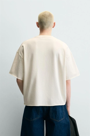 Толстовка Boxy Fit с принтом-номером- Заказать в России