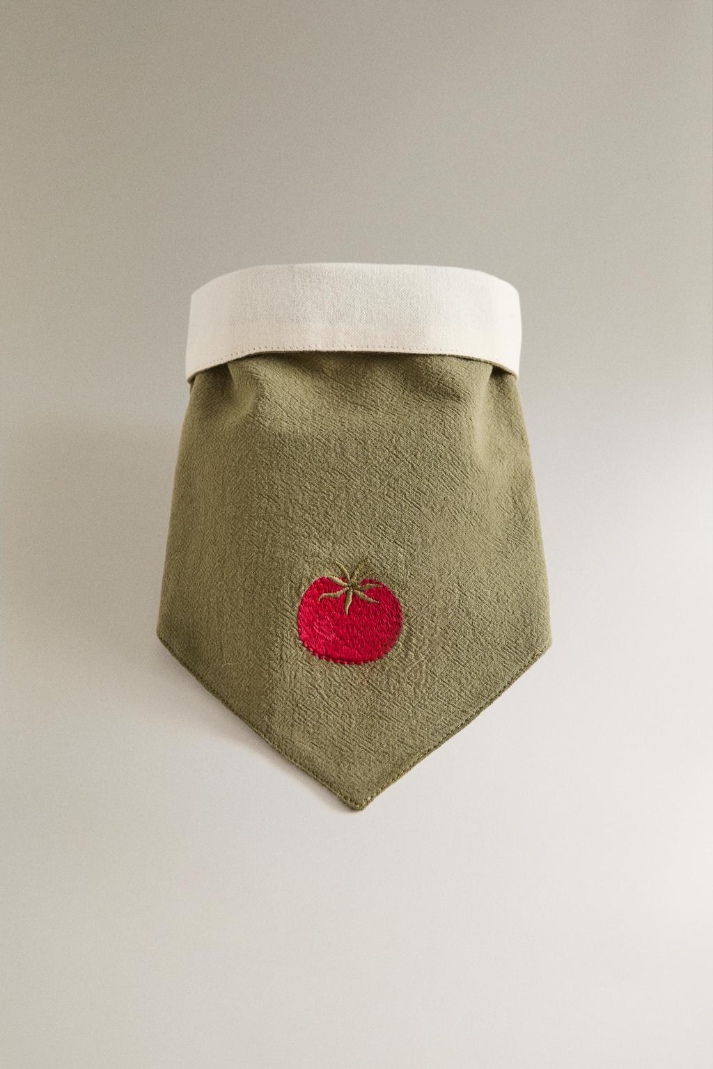 Реверсивная повязка для домашних животных с томатом