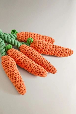 Игрушка для домашних животных морковной пучок- Заказать в России