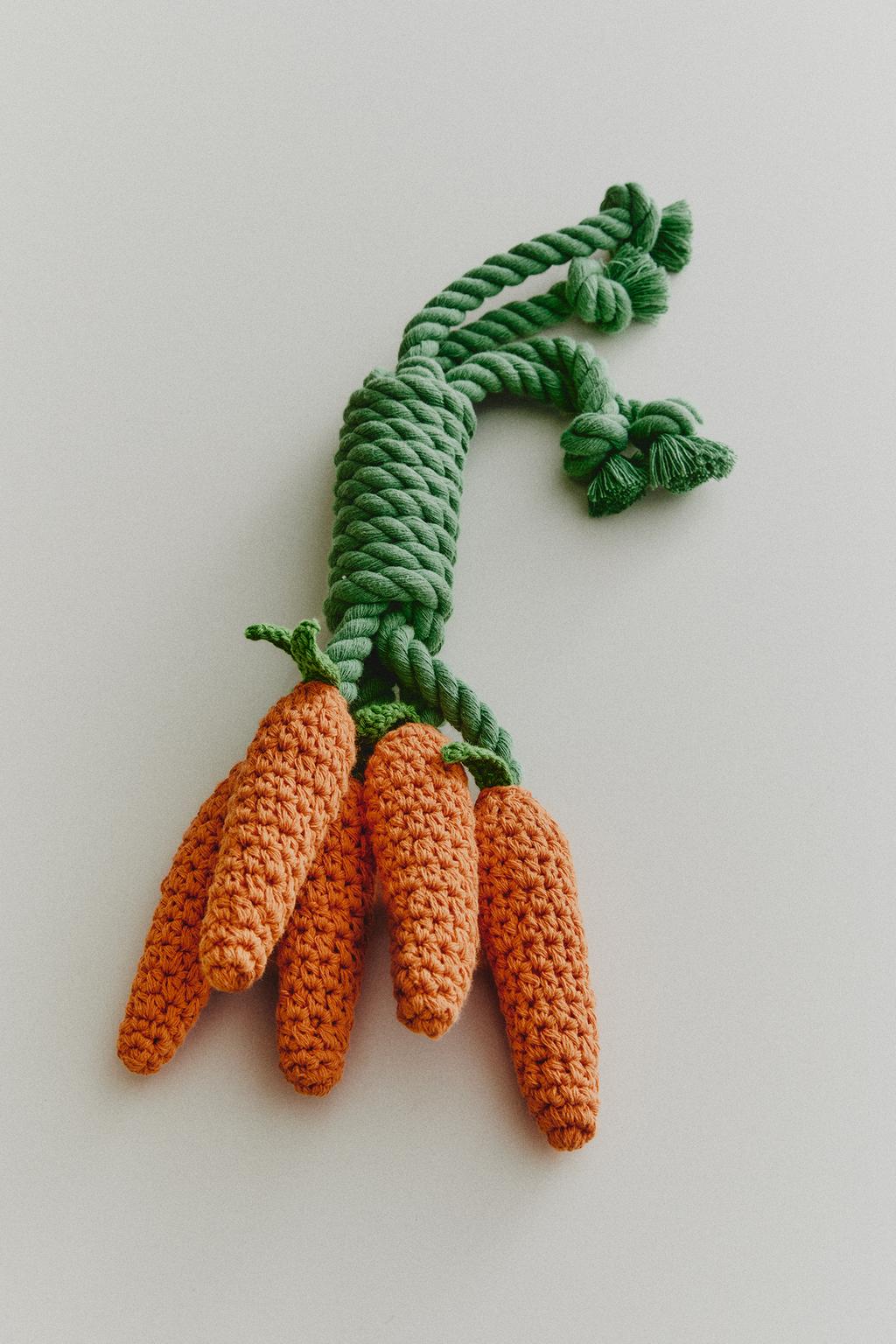 Игрушка для домашних животных морковной пучок