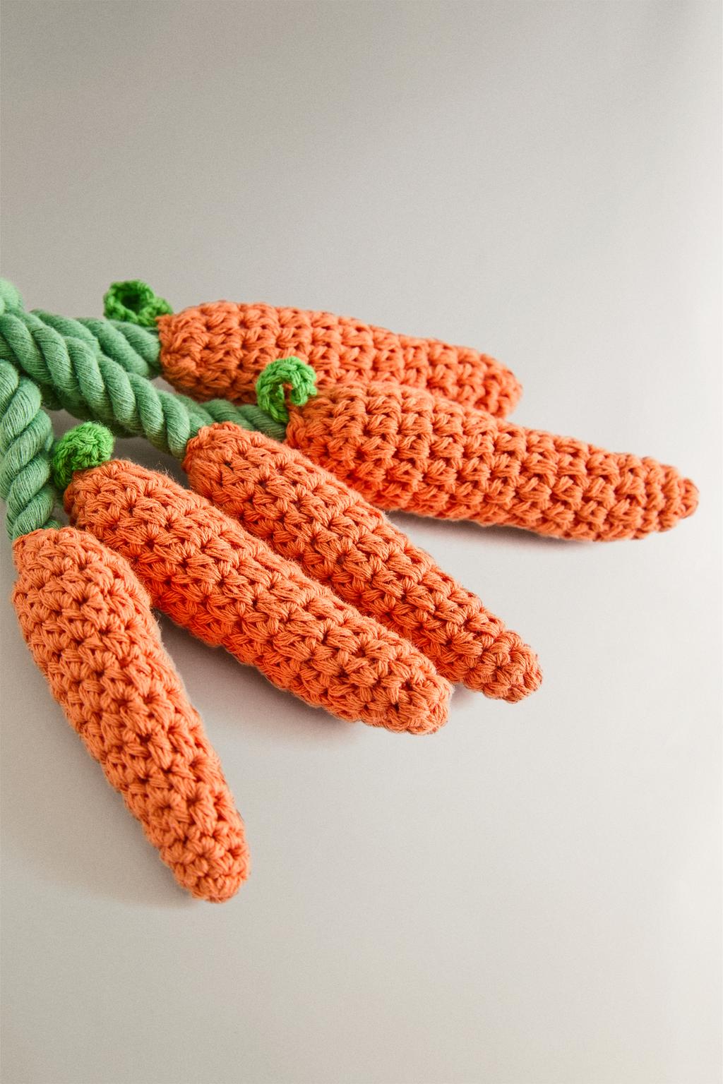 Игрушка для домашних животных морковной пучок