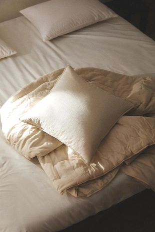 Чехол для подушки из льна и хлопка- Заказать в России