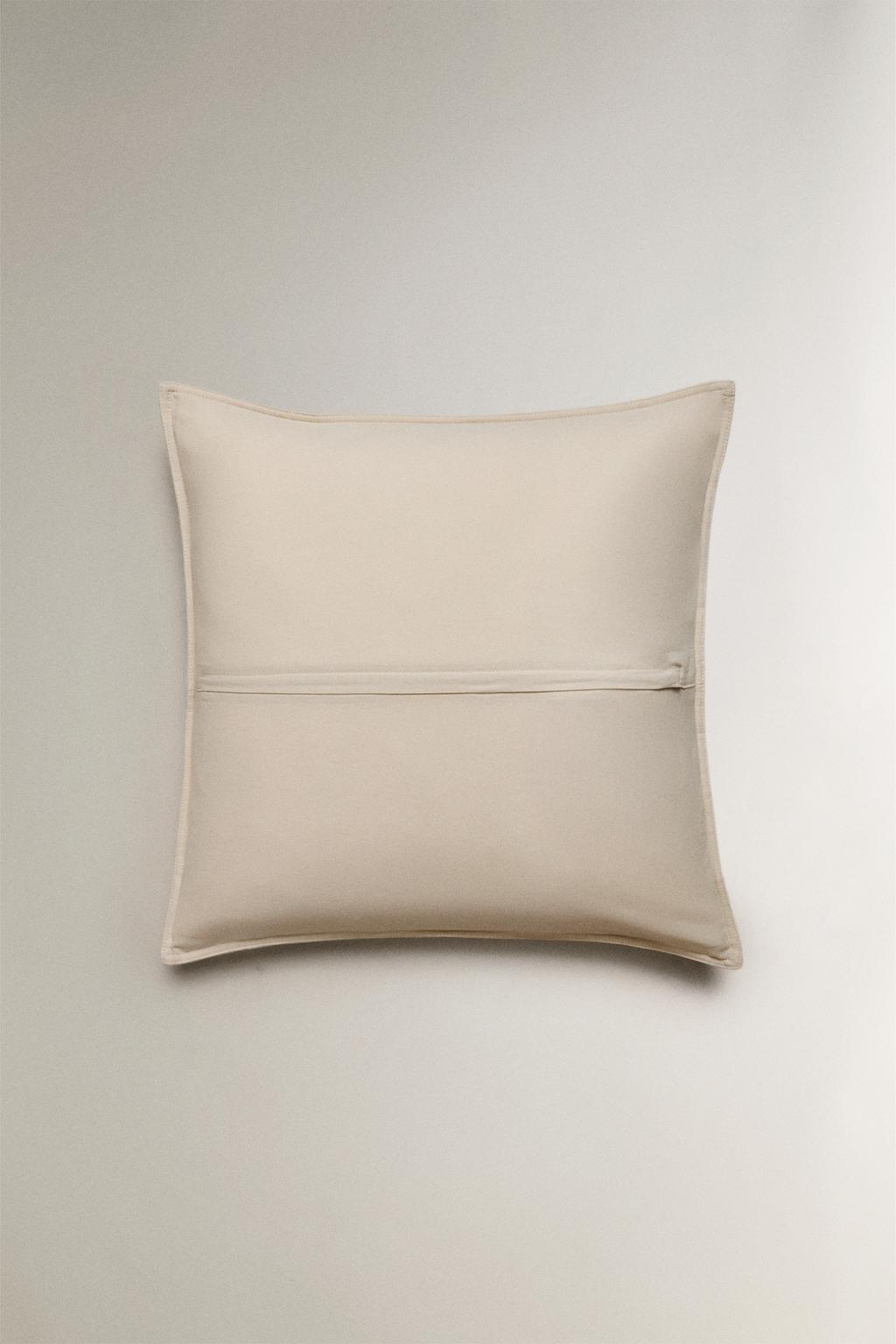 Чехол для подушки из льна и хлопка