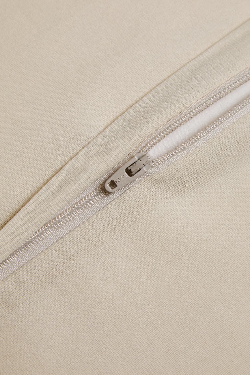 Чехол для подушки из льна и хлопка