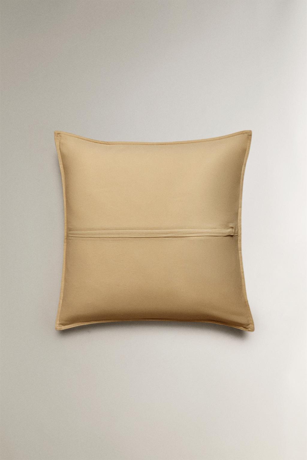 Чехол для подушки из льна и хлопка