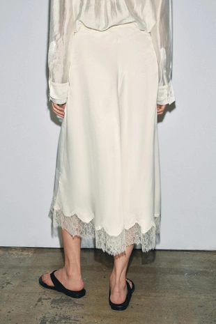 Атласная юбка с кружевом — Zw Collection- Заказать в России