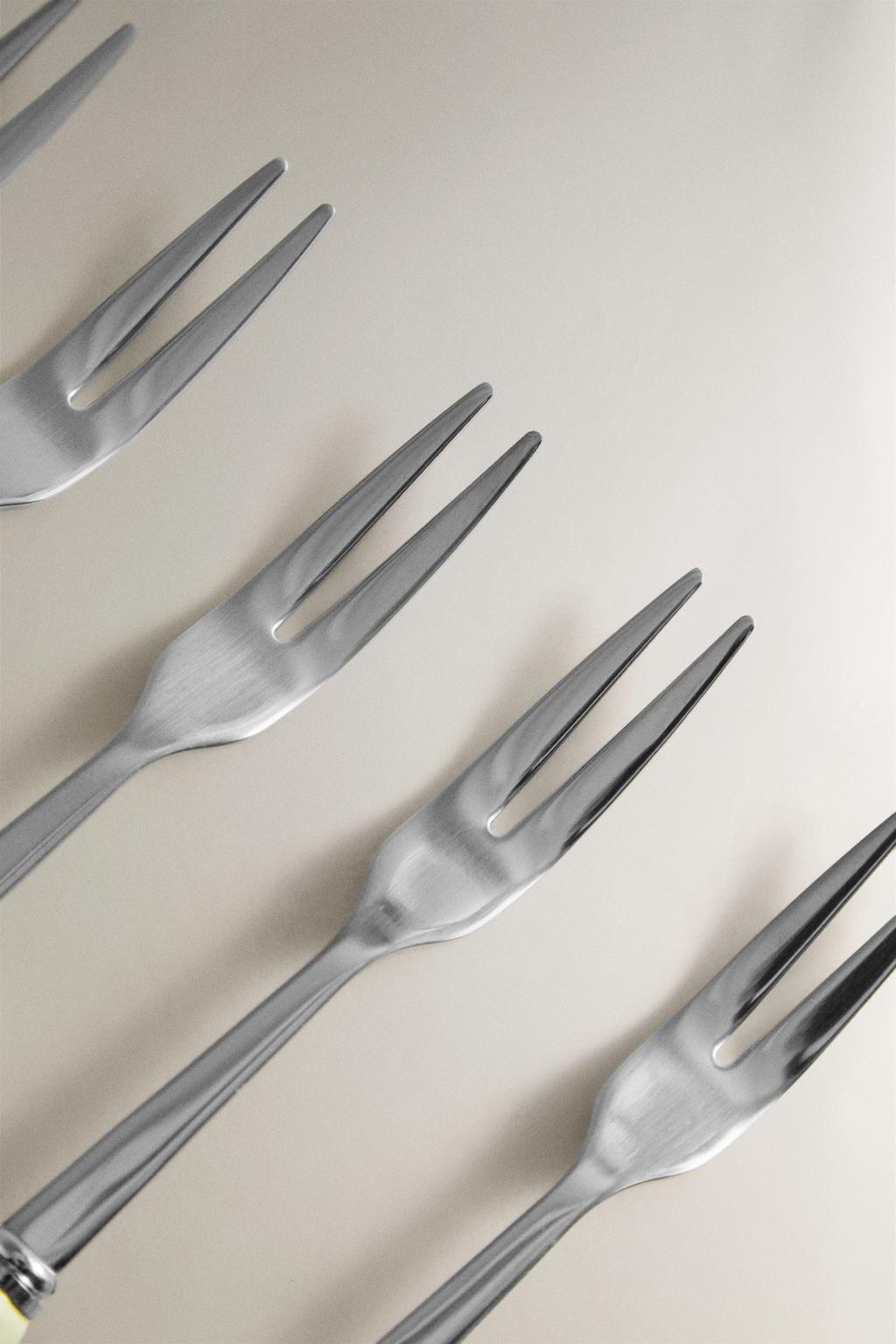 Набор из 6 шампуров с керамической ручкой