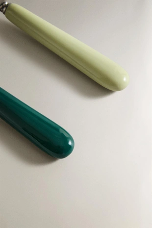 Набор столовых приборов для салата с керамической ручкой (набор из 2)- Заказать в России