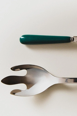 Набор столовых приборов для салата с керамической ручкой (набор из 2)- Заказать в России