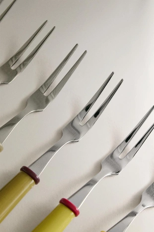 Набор мини-вилок из цветного смола (набор из 8 штук)- Заказать в России