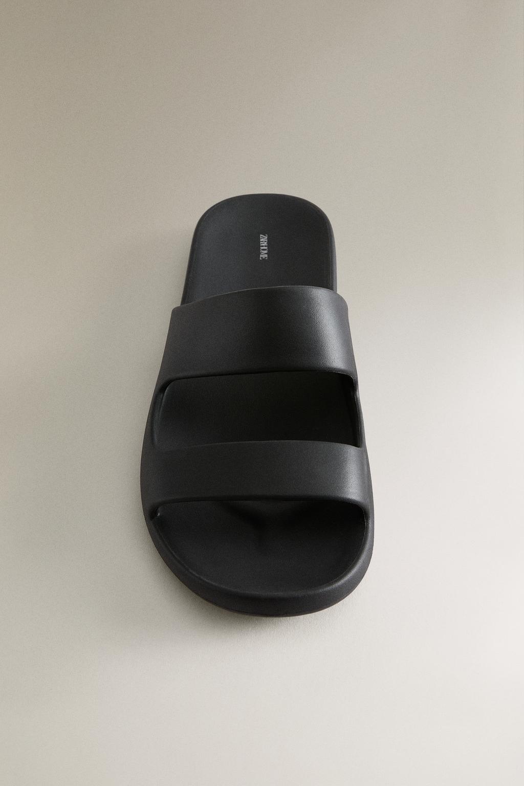 Шлепанцы с резиновым покрытием