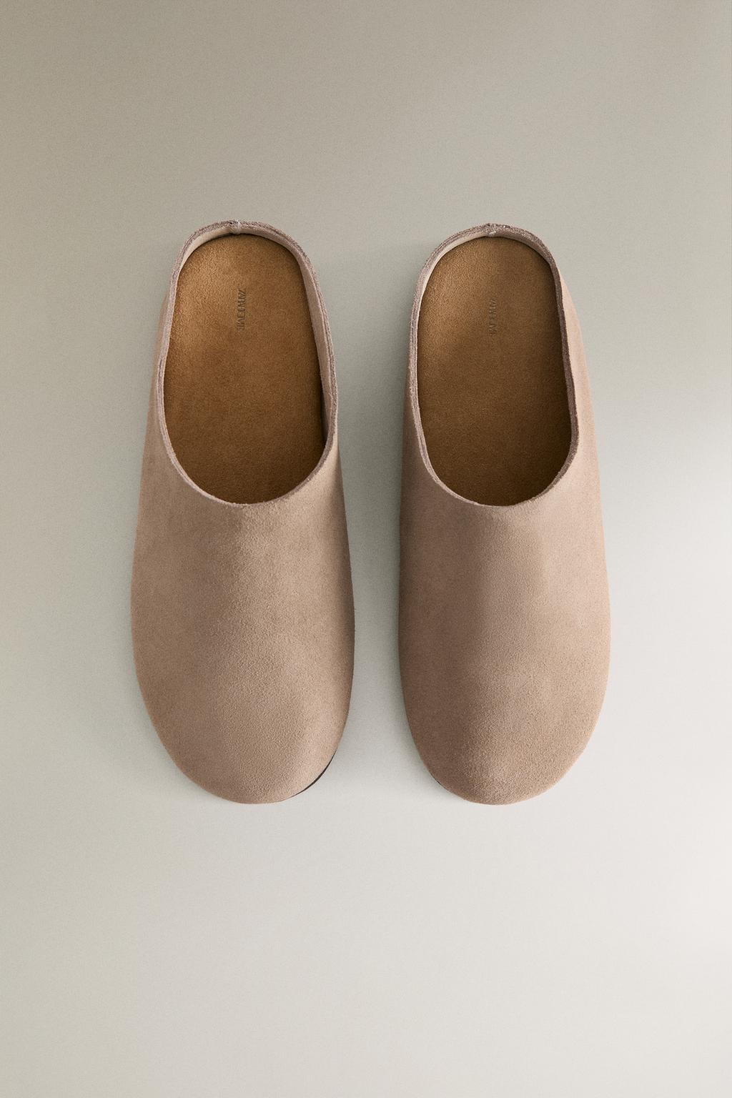 Клоги из натуральной кожи