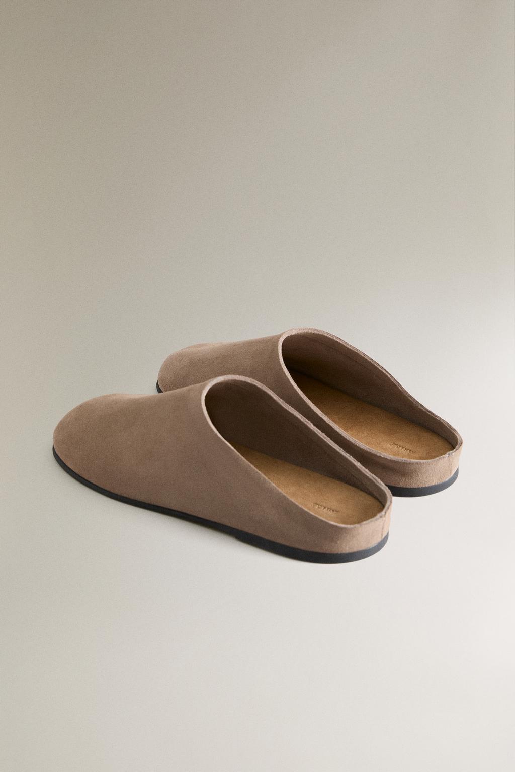 Клоги из натуральной кожи