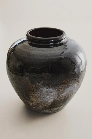 Ваза из эмалированной керамики среднего размера- Заказать в России