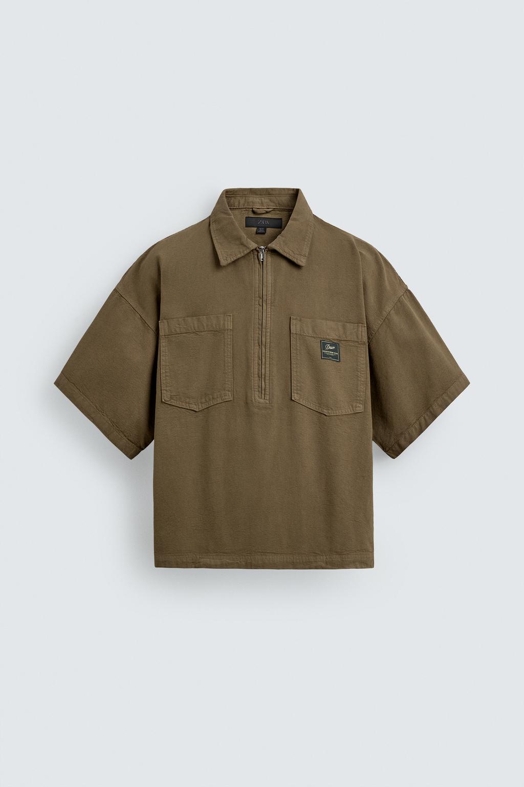 ПОЛО СВОБОДНОГО КРОЯ С ЭФФЕКТОМ ПОТЕРТОСТИ