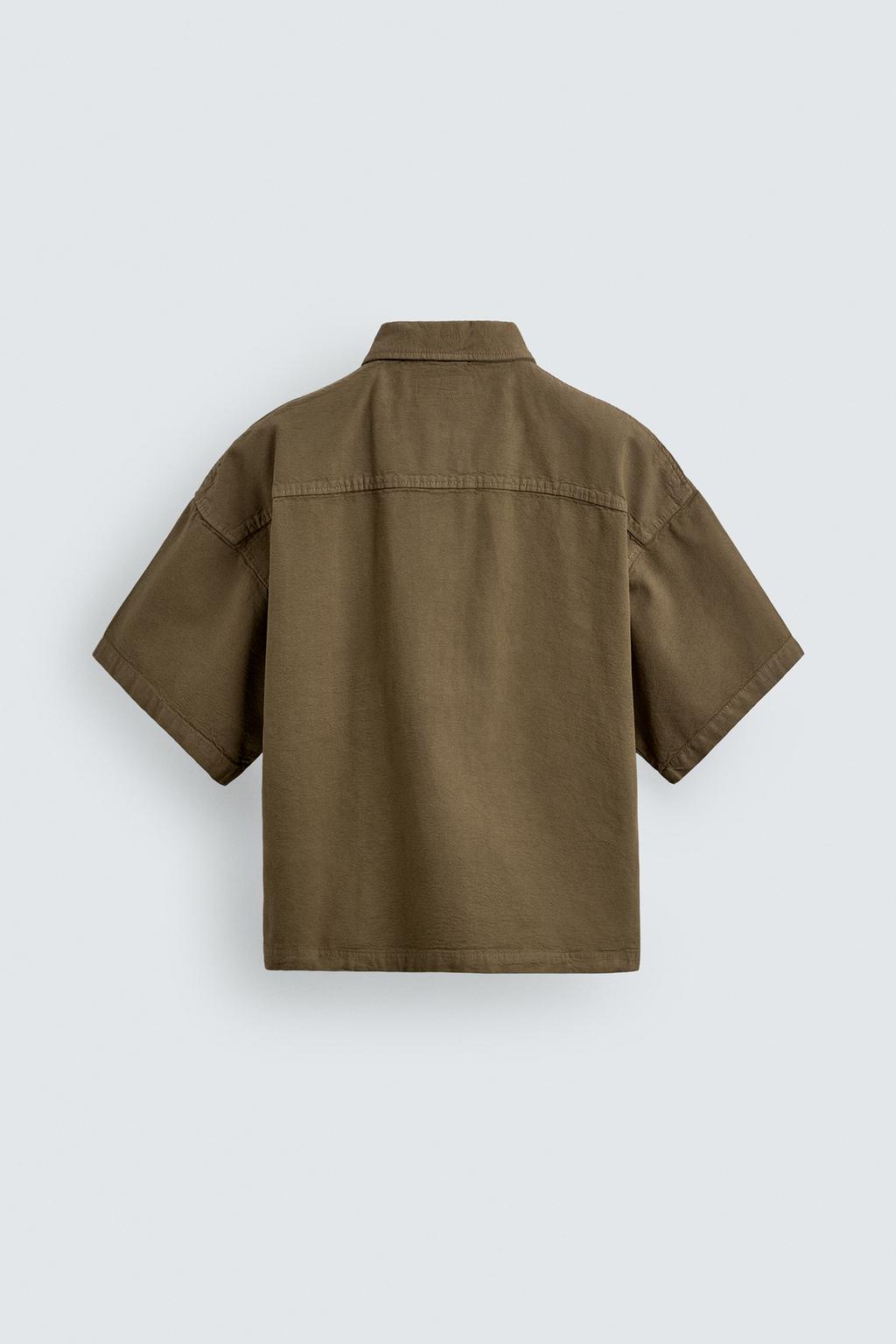 ПОЛО СВОБОДНОГО КРОЯ С ЭФФЕКТОМ ПОТЕРТОСТИ