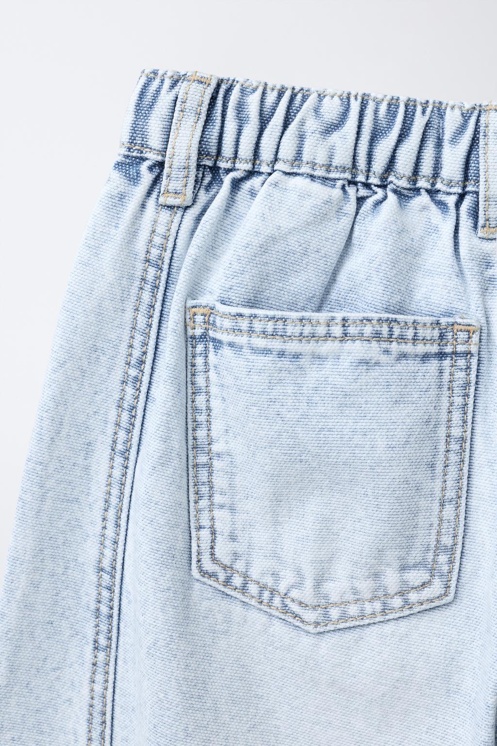 ДЖИНСЫ BARREL CANVAS С РАЗРЕЗАМИ