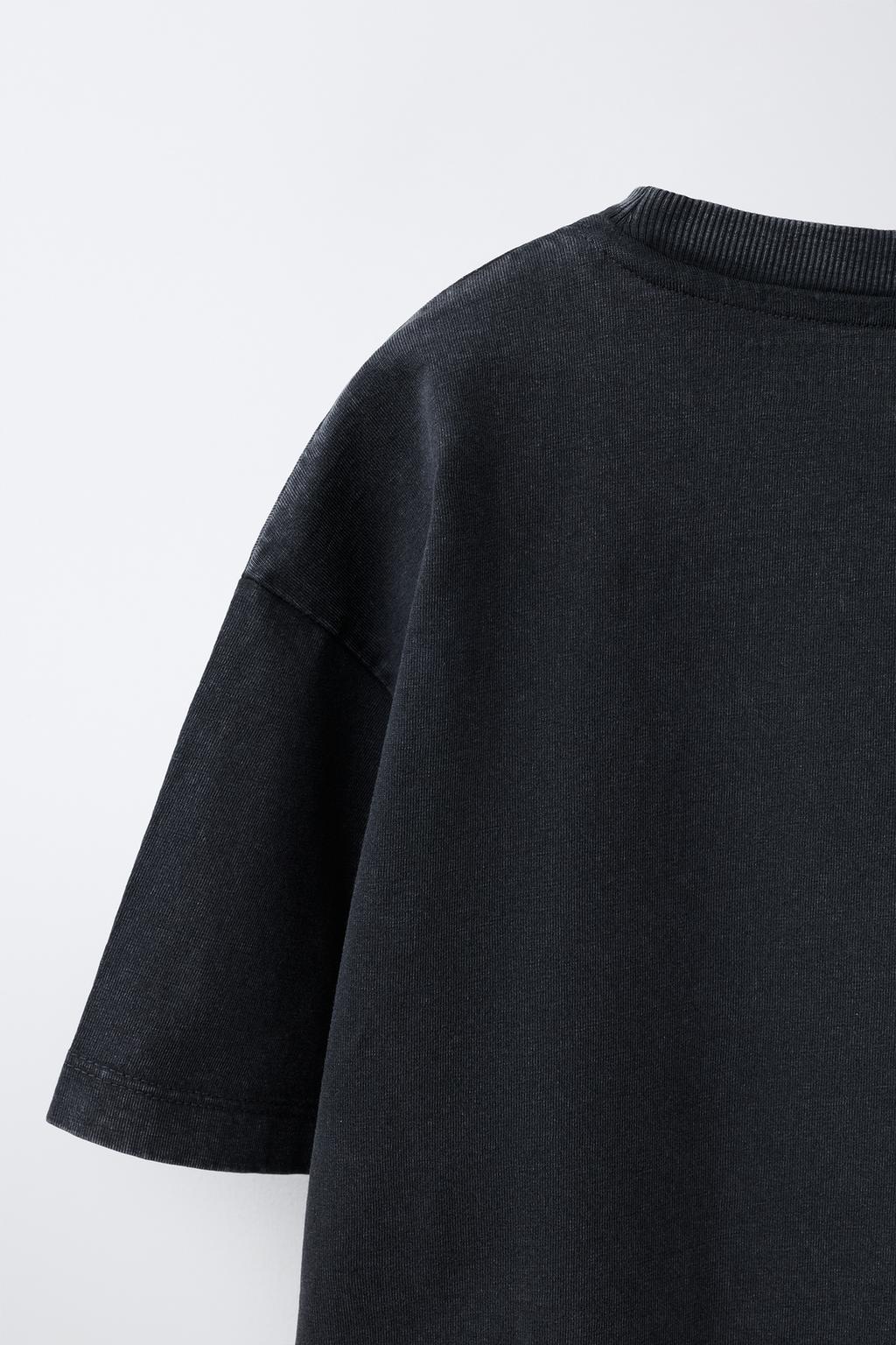 ФУТБОЛКА С ЭФФЕКТОМ ПОТЕРТОСТИ И ПРИНТОМ NIRVANA ®