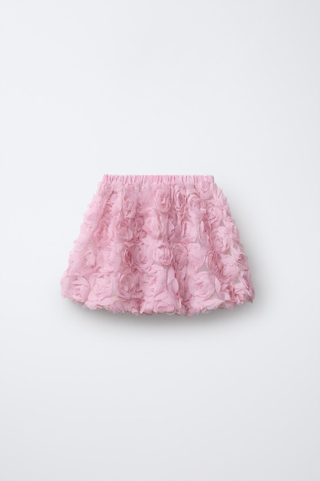 ЮБКА С РЕЛЬЕФНЫМИ ЦВЕТАМИ