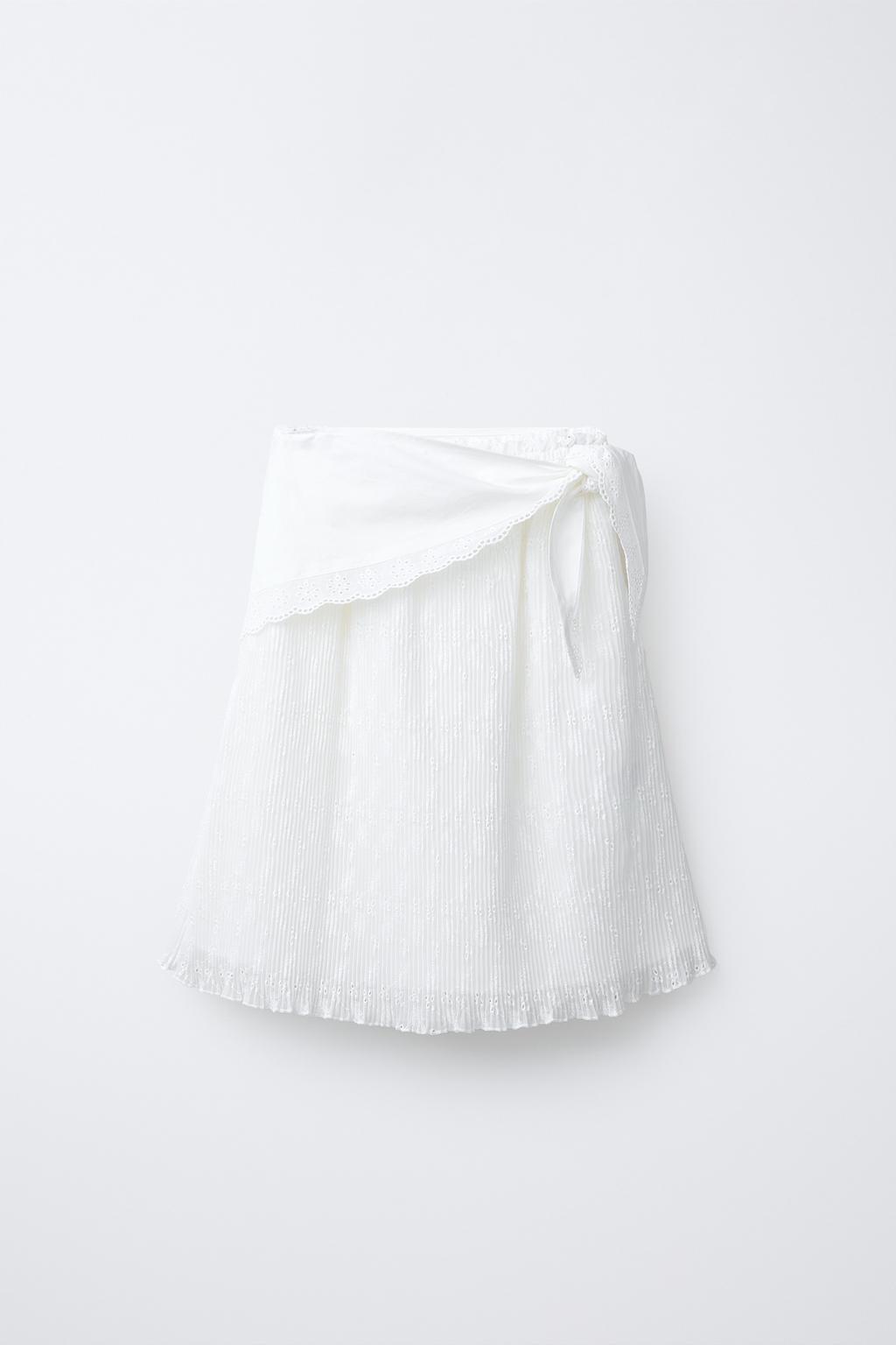 ПЛИССИРОВАННАЯ ЮБКА МИДИ С ПЛАТКОМ