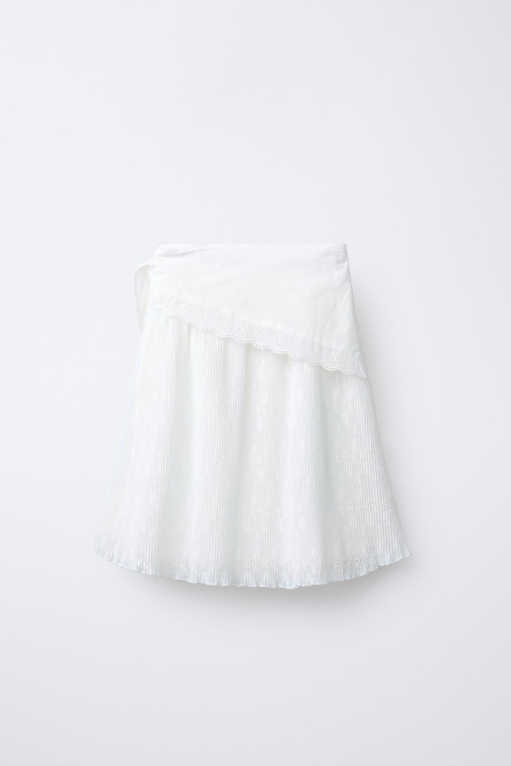 ПЛИССИРОВАННАЯ ЮБКА МИДИ С ПЛАТКОМ