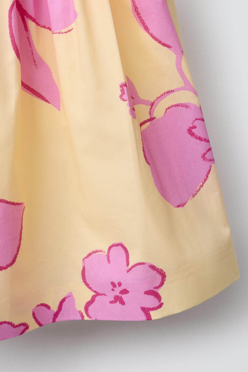 ЮБКА МИДИ С ЦВЕТОЧНЫМ ПРИНТОМ