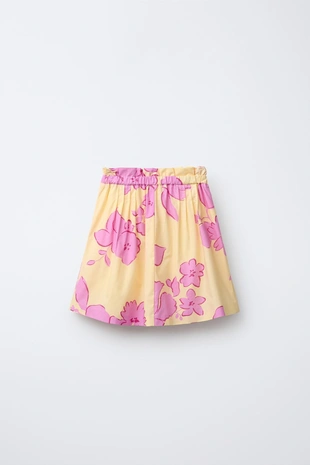 Юбка миди с цветочным принтом- Заказать в России