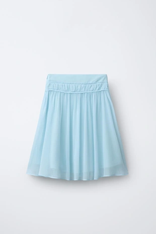 Юбка миди из газа- Заказать в России