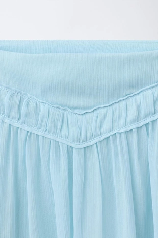 Юбка миди из газа- Заказать в России