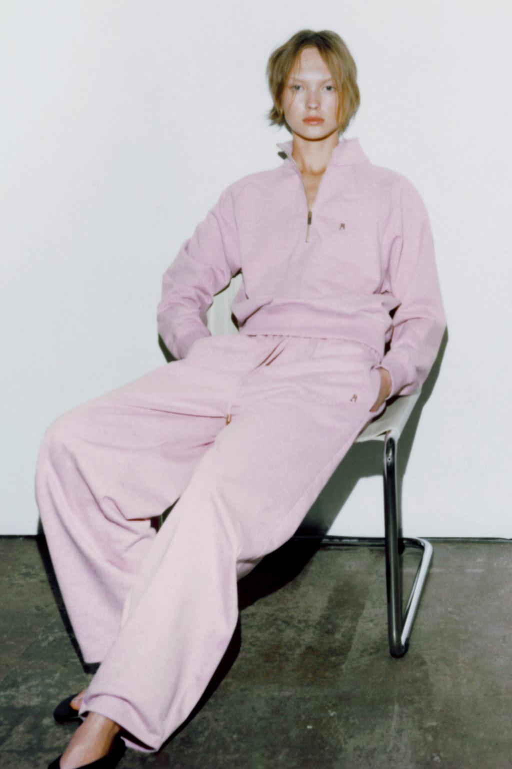 БРЮКИ ИЗ МЯГКОЙ ТКАНИ ZA