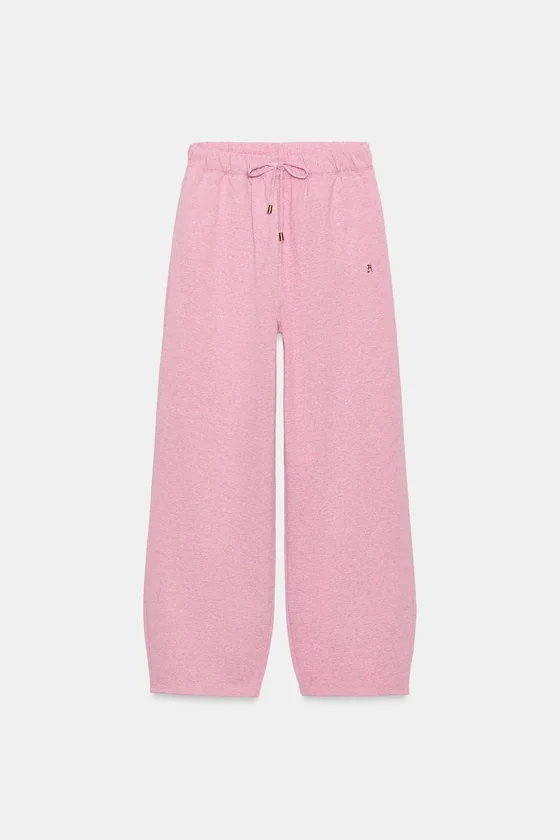 БРЮКИ ИЗ МЯГКОЙ ТКАНИ ZA