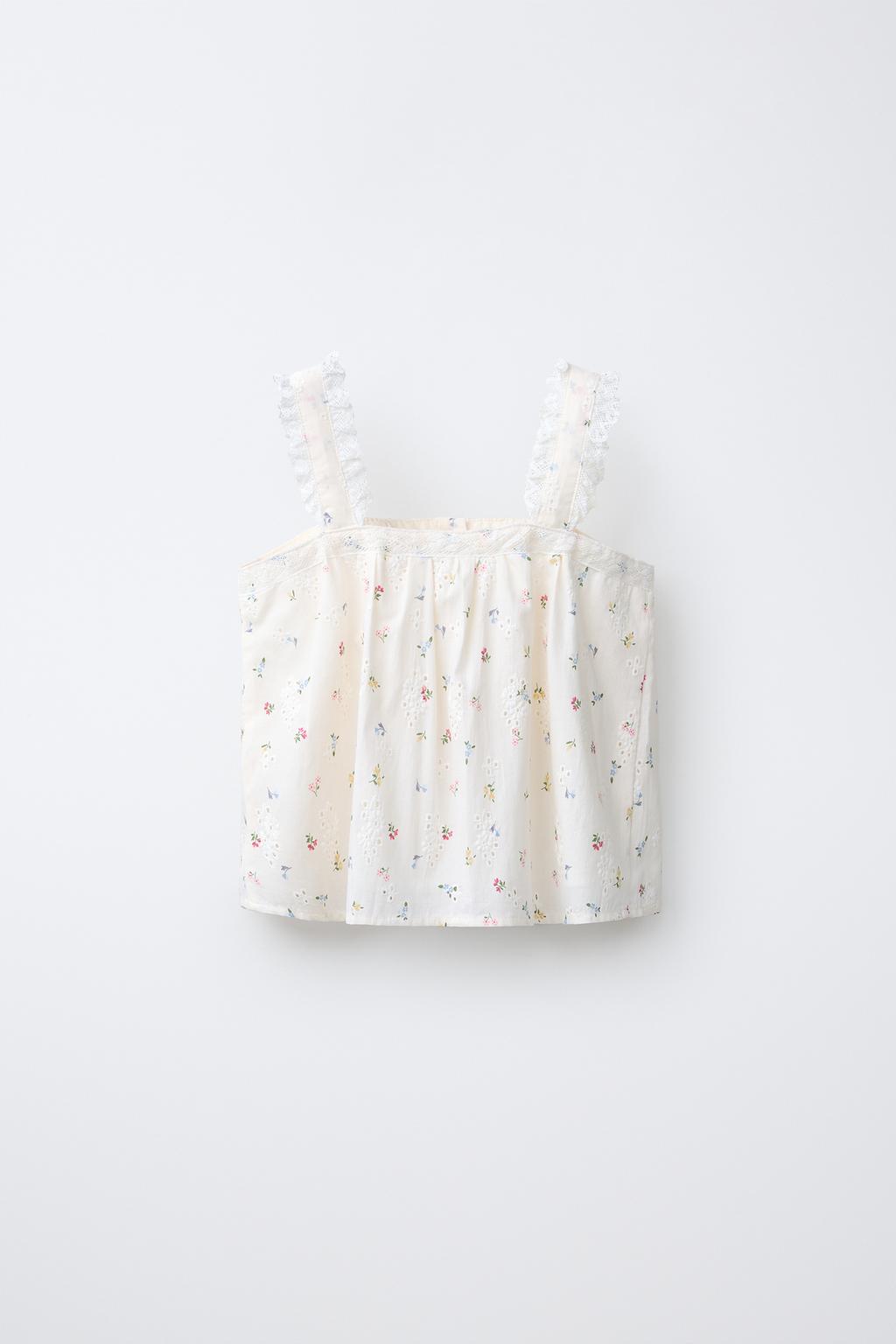 ТОП SCHIFFLY С КРУЖЕВОМ