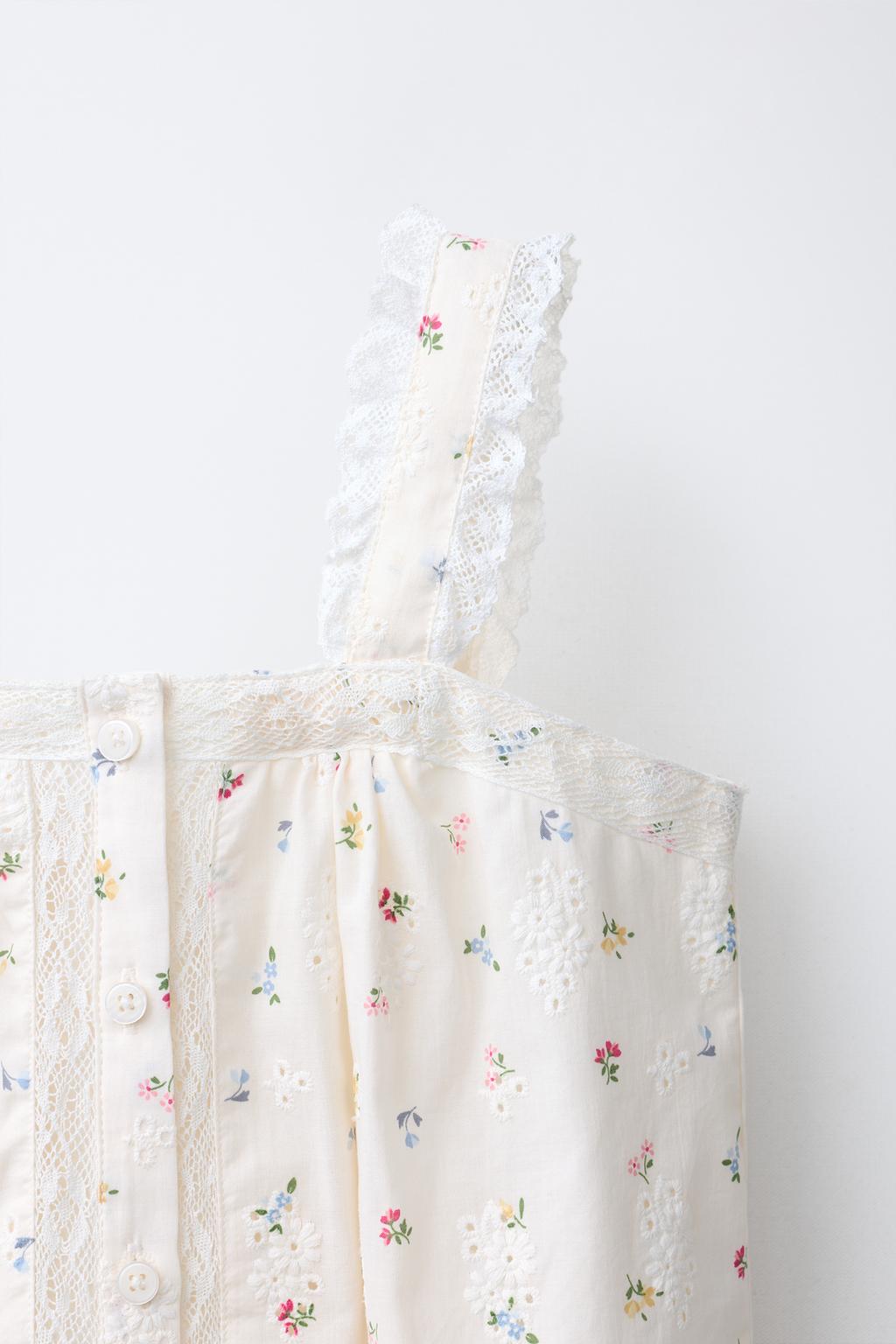 ТОП SCHIFFLY С КРУЖЕВОМ