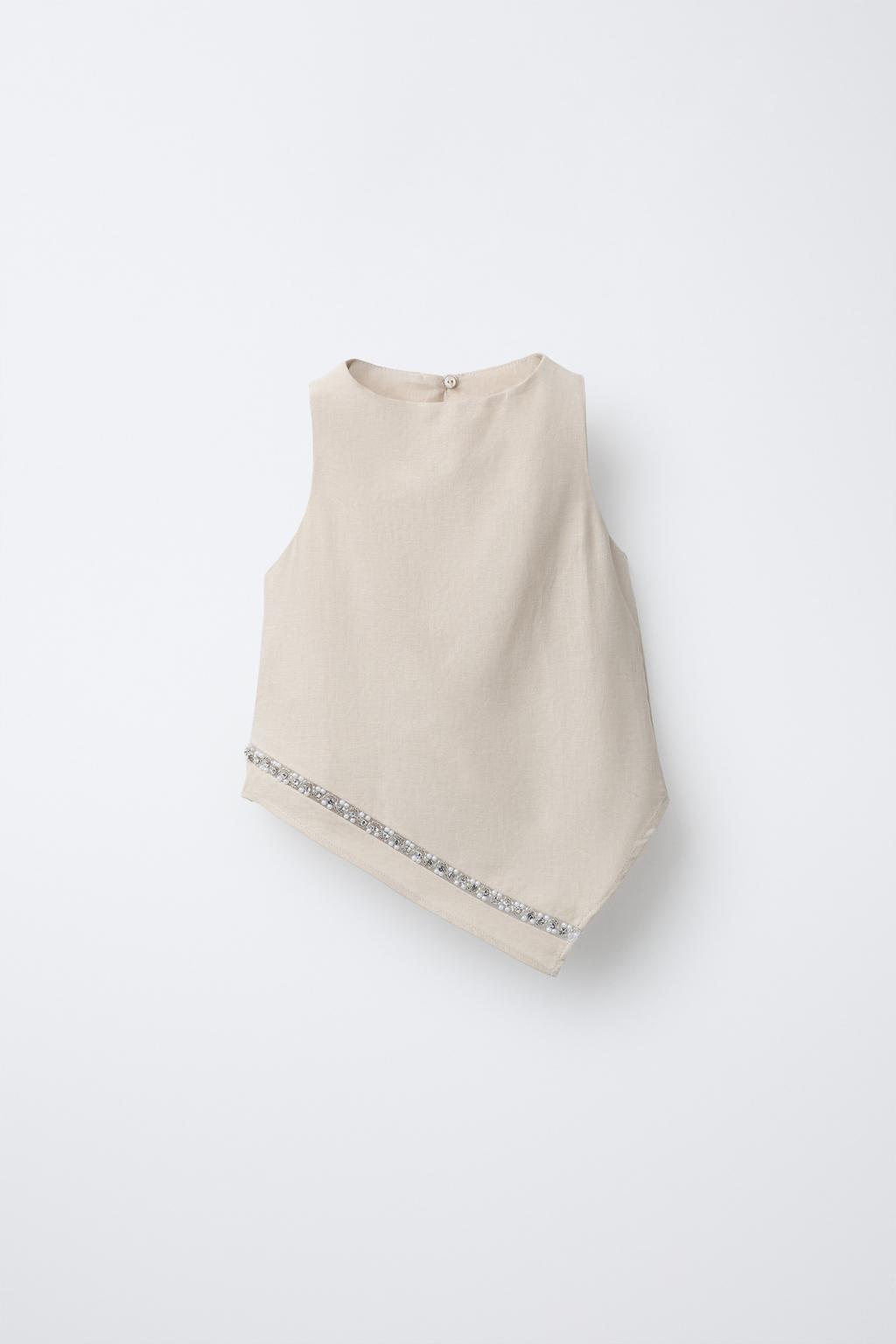 ТОП АСИММЕТРИЧНОГО КРОЯ СО СТРАЗАМИ