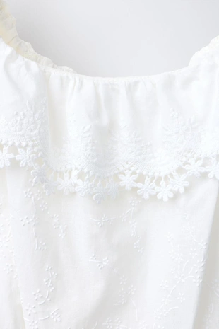 Топ-баллон с вышивкой- Заказать в России