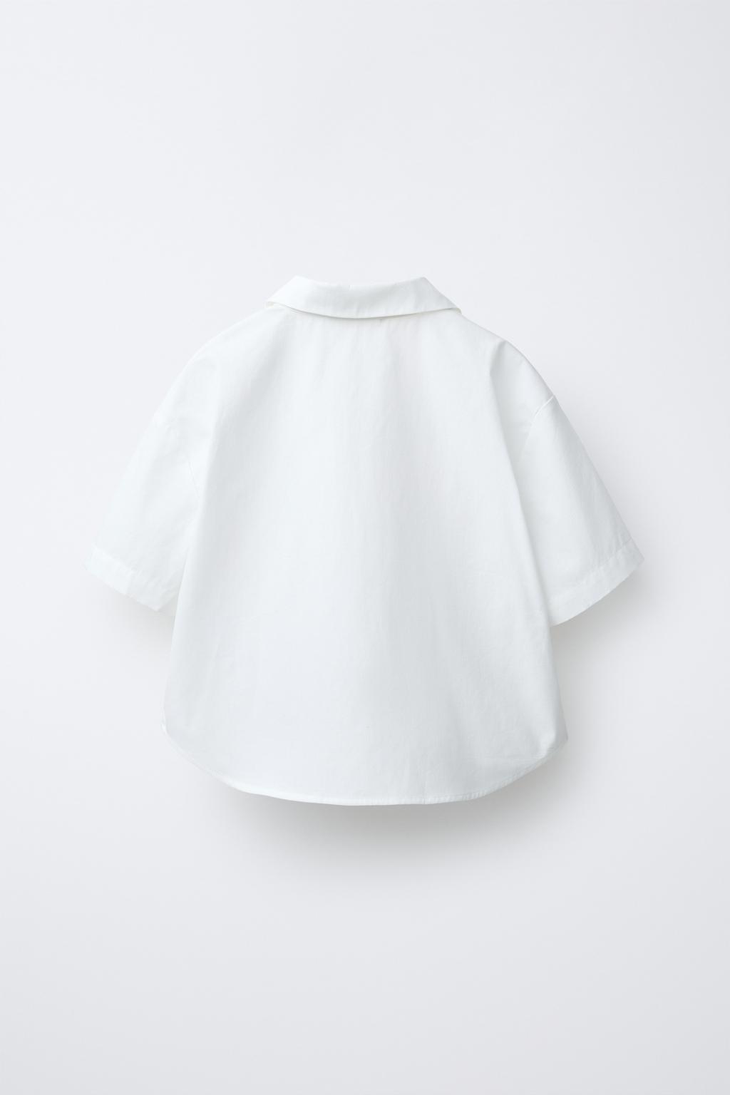 РУБАШКА С 3D ЦВЕТАМИ И БУСИНАМИ