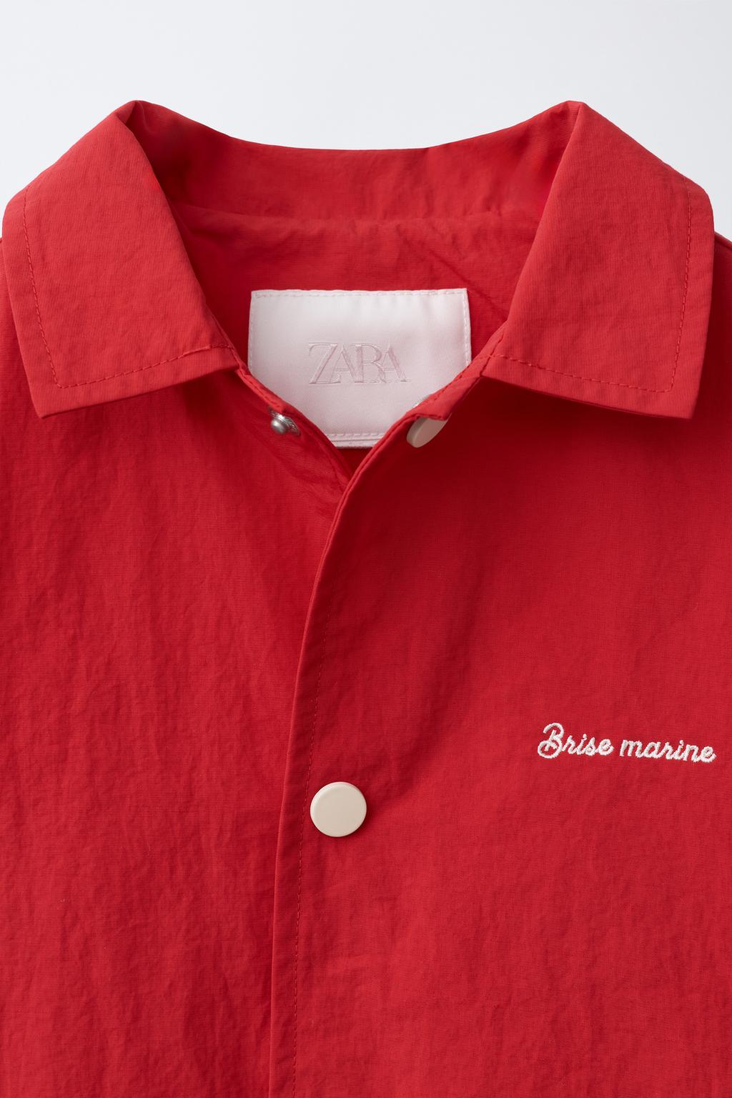 ЛЕГКИЙ ДОЖДЕВИК С ВЫШИВКОЙ WATER REPELLENT