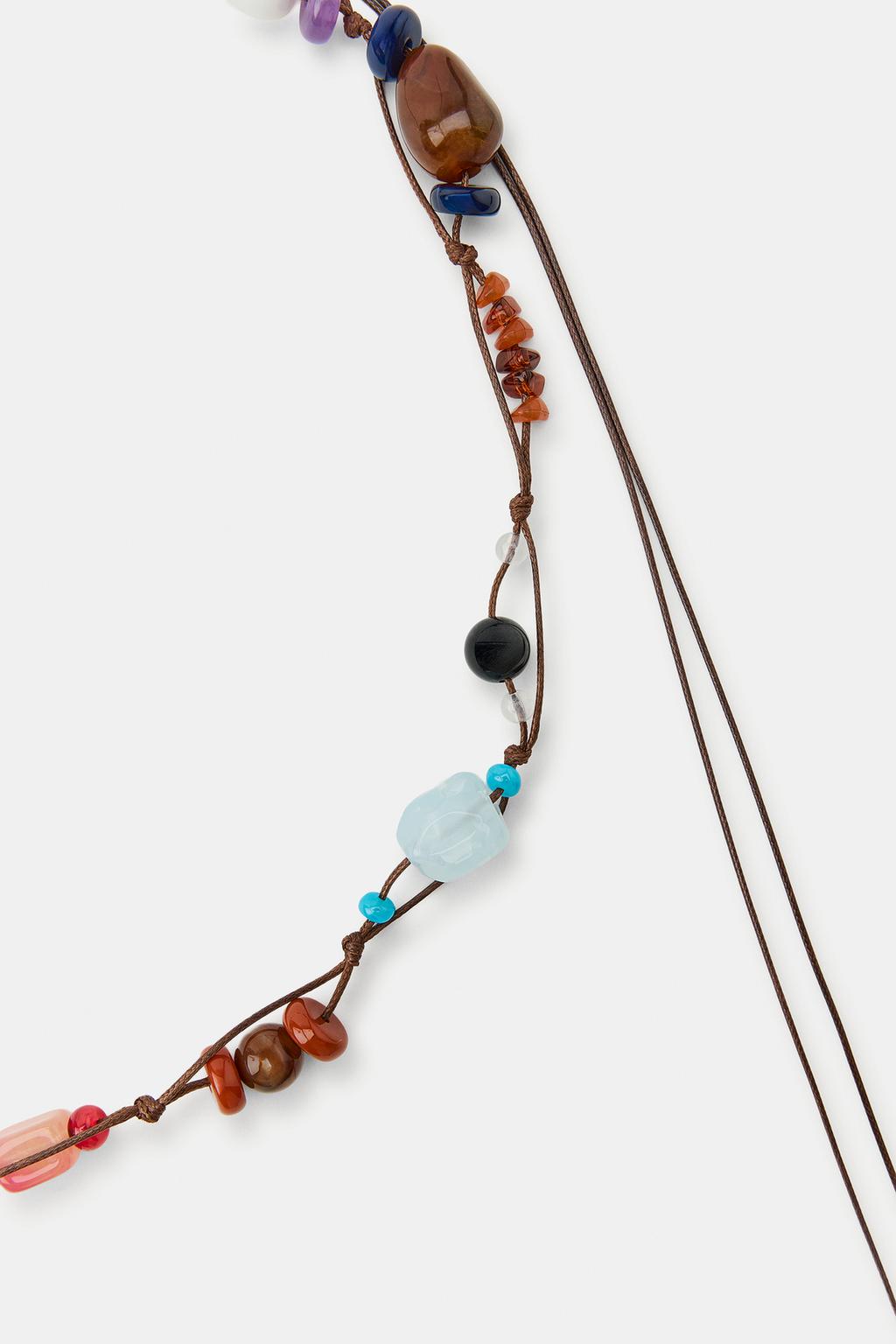 РЕМЕНЬ-ШНУРОК С КАМНЯМИ