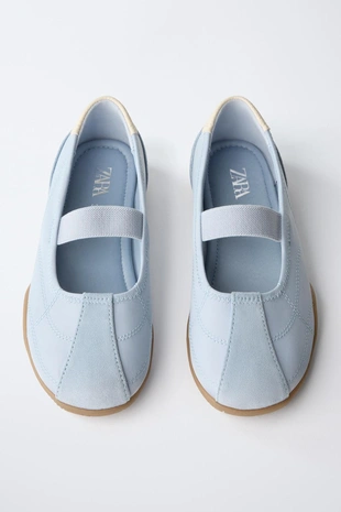 Балетки в спортивном стиле- Заказать в России