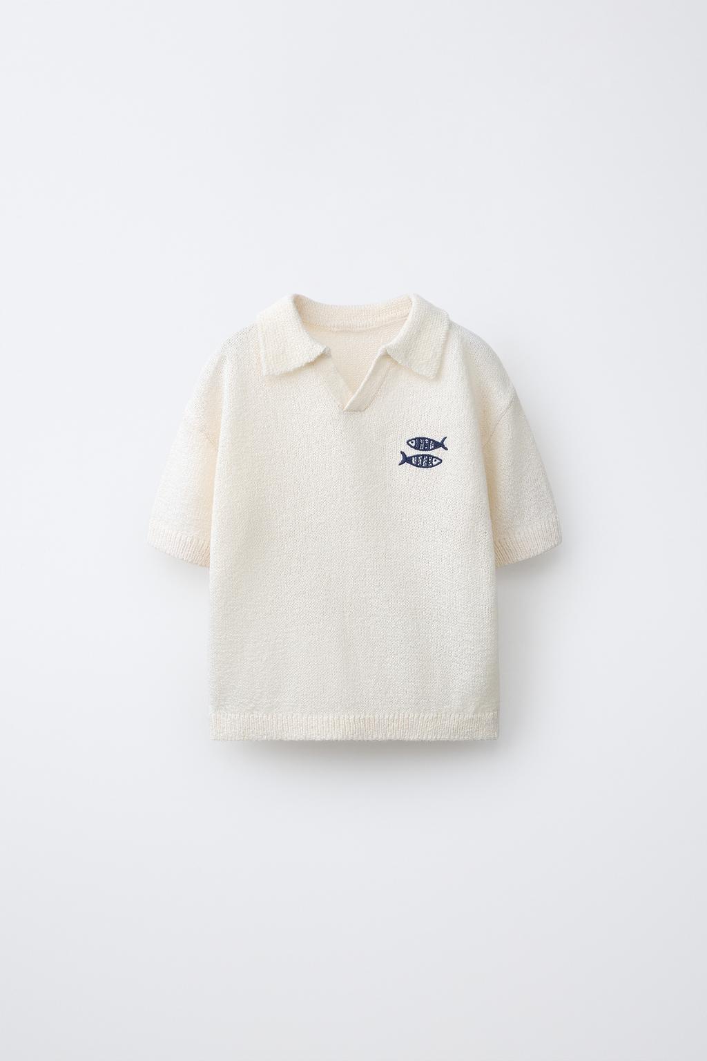 ПОЛО С ВЫШИВКОЙ РЫБ