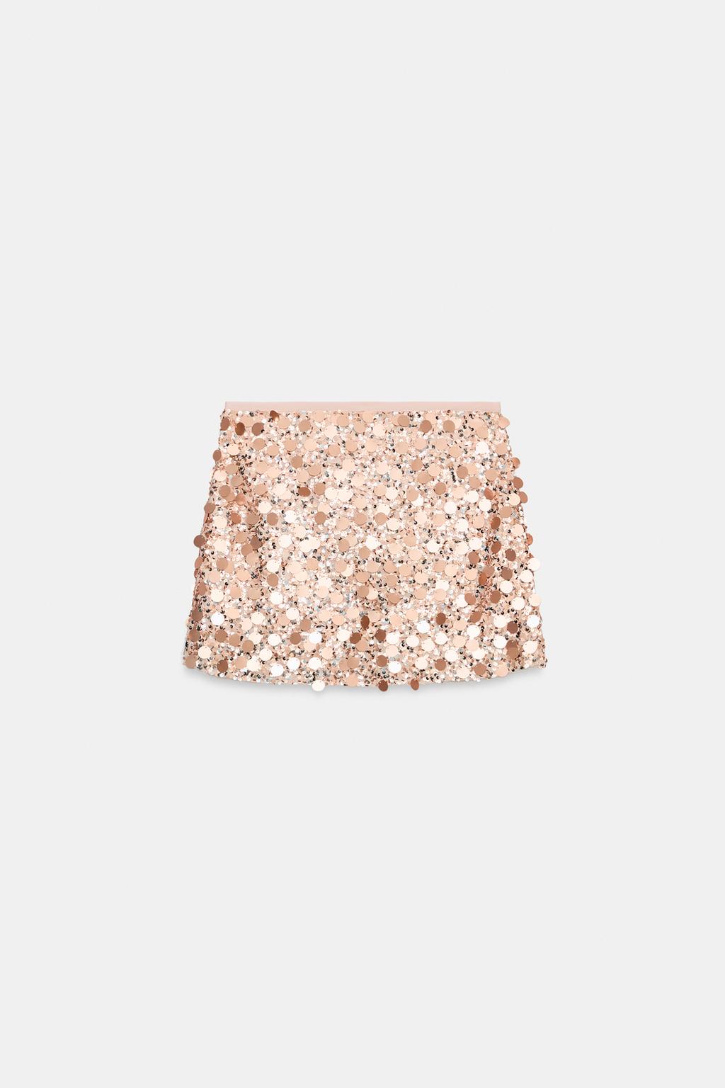МИНИ-ЮБКА С ПАЙЕТКАМИ