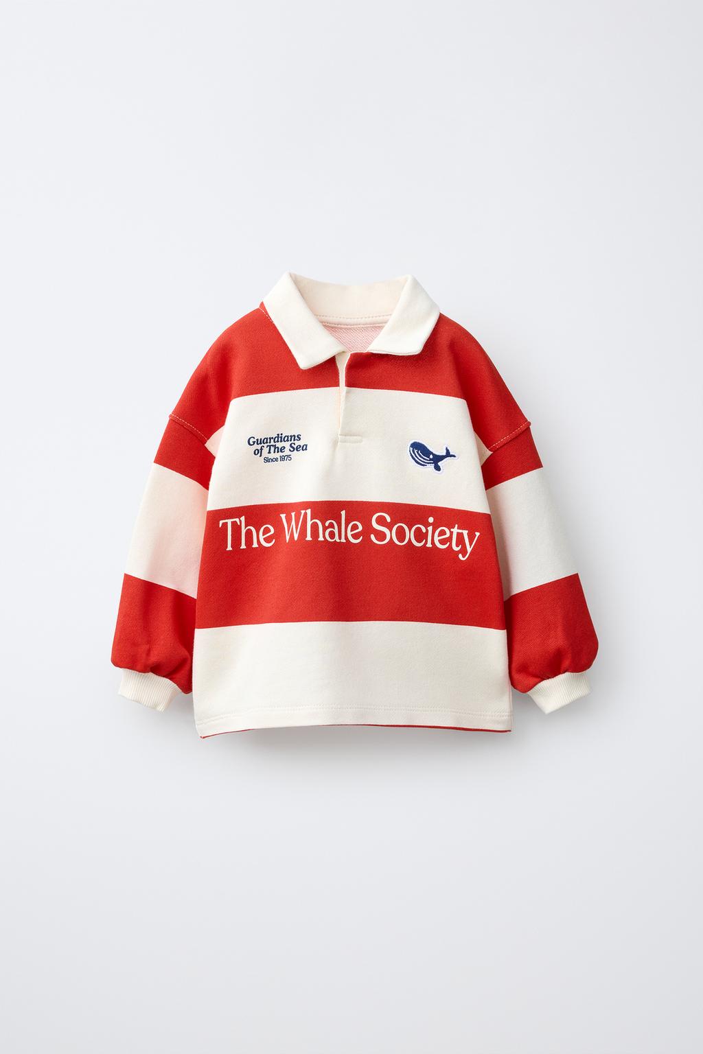 ПОЛО В ПОЛОСКУ С ВЫШИВКОЙ КИТА