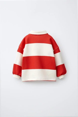 Поло в полоску с вышивкой кита- Заказать в России