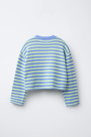 Свитер в полоску- Заказать в России