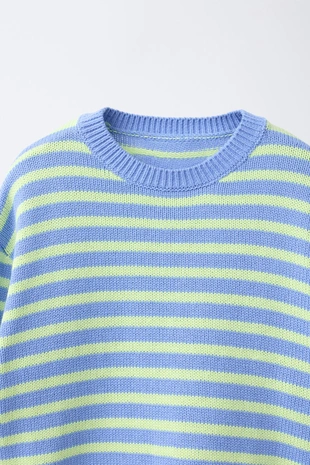 Свитер в полоску- Заказать в России